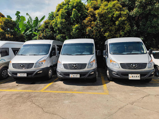 JAC minibus d'occasion 14 places camionnette de voyageurs d'occasion avec norme d'émission Euro 6 et base de roue 3570 mm