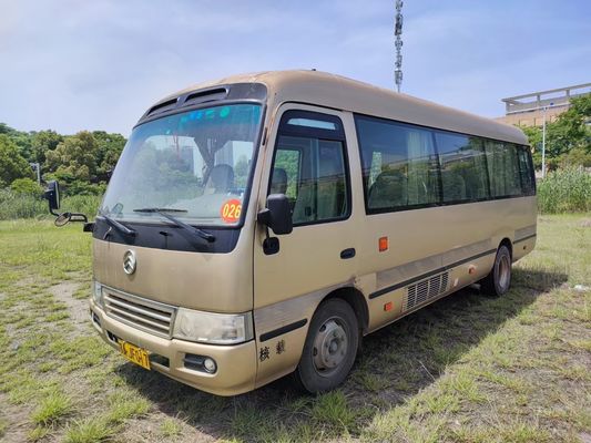 Autobus touristique Golden Dragon de seconde main 22 places Autobus de première propriété avec climatisation