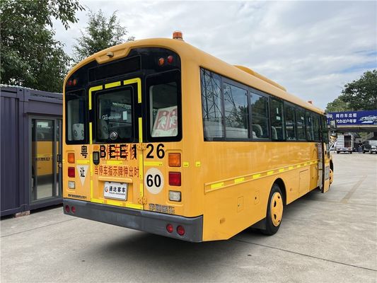 YuTong 46 sièges Autobus scolaire rénové Transmission manuelle jaune