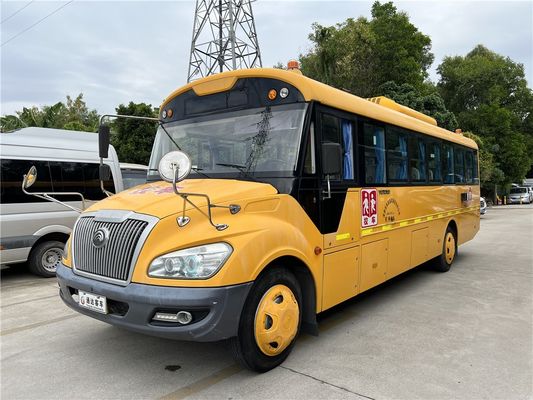 YuTong 46 sièges Autobus scolaire rénové Transmission manuelle jaune