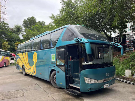 Euro 4 Autobus Higer d'occasion 51 sièges Voyage Autobus d'occasion avec boîte de vitesses manuelle