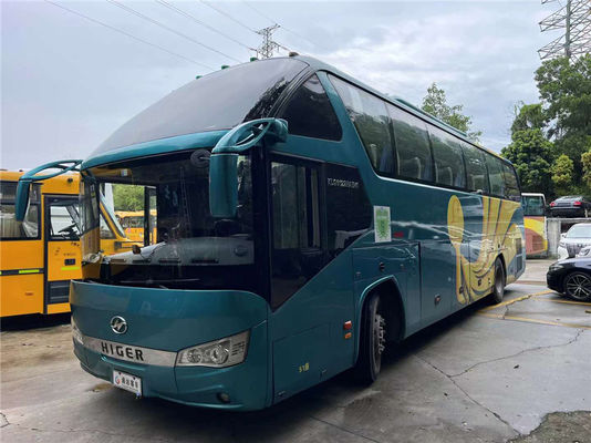 Euro 4 Autobus Higer d'occasion 51 sièges Voyage Autobus d'occasion avec boîte de vitesses manuelle
