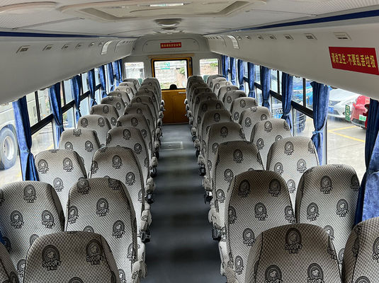 Autobus scolaire jaune d'occasion 46 places Transmission manuelle Autobus YuTong d'occasion