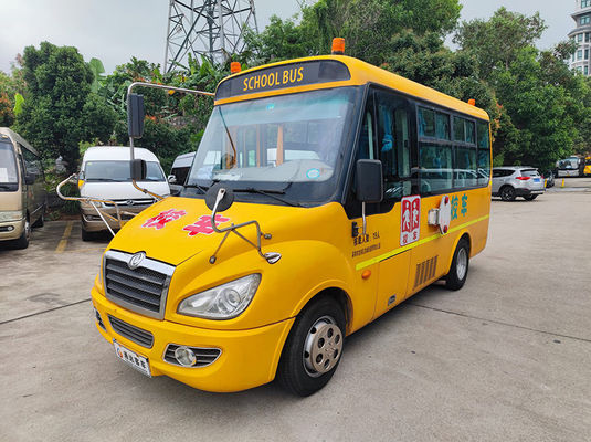 Autobus scolaire d'occasion de Dongfeng 19 sièges avec carburant diesel Euro 4 norme d'émission