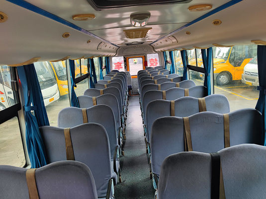 Diesel Euro 4 Autobus scolaire retraité Dongfeng 56 sièges Autobus scolaire jaune