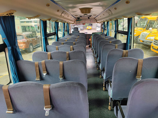 Diesel Euro 4 Autobus scolaire retraité Dongfeng 56 sièges Autobus scolaire jaune