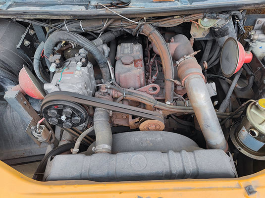 Diesel Euro 4 Autobus scolaire retraité Dongfeng 56 sièges Autobus scolaire jaune