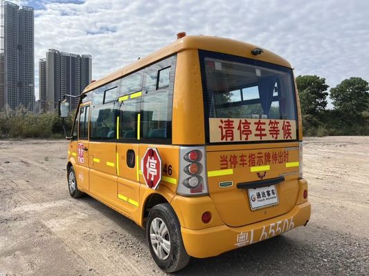 Wuling 19 sièges Autobus scolaire d'occasion Benzine Carburant Autobus scolaire rénové