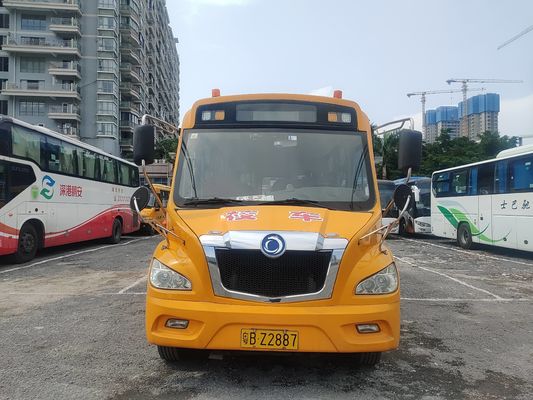 ShenLong 31 sièges Autobus scolaire rénové LHD Autobus scolaire d'occasion À vendre