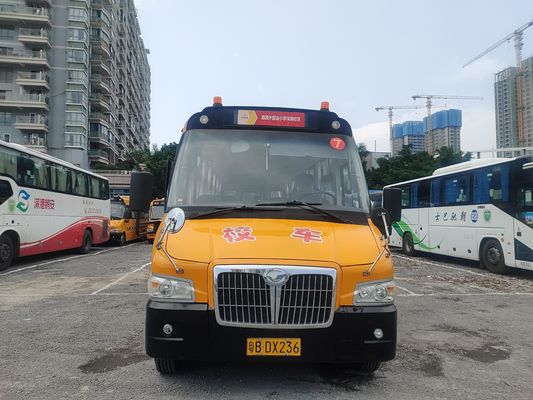 Shang Rao Autobus d'occasion 52 places LHD Position de direction Diesel Autobus scolaires prédétenus