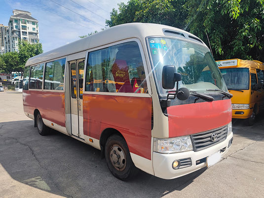 23 sièges Toyota Coaster Autobus touristique d'occasion avec transmission manuelle