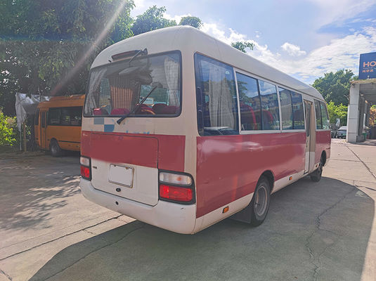 23 sièges Toyota Coaster Autobus touristique d'occasion avec transmission manuelle