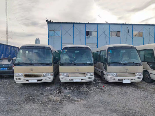 Autobus à vapeur d'essence 23 sièges Autobus en propriété ISO approuvé