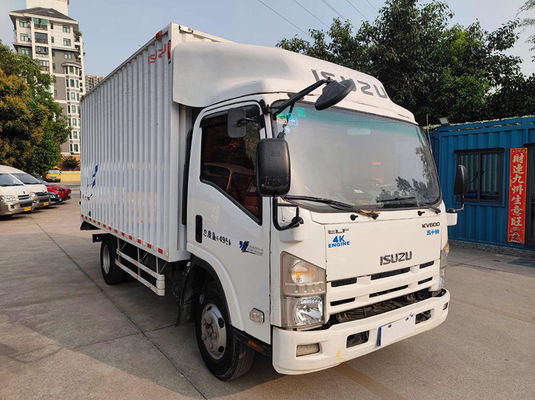 Manuel blanc Vans de fret pré-propriété Diesel Isuzu Vans de fret usagés Box Truck