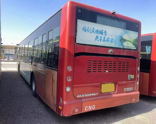 93/37 sièges Autobus Yutong d'occasion Autobus de ville Cng moteur