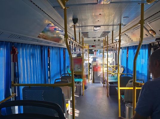 Autobus de transport électrique Yutong 69km/h Autobus de ville en propriété avec conduite à gauche