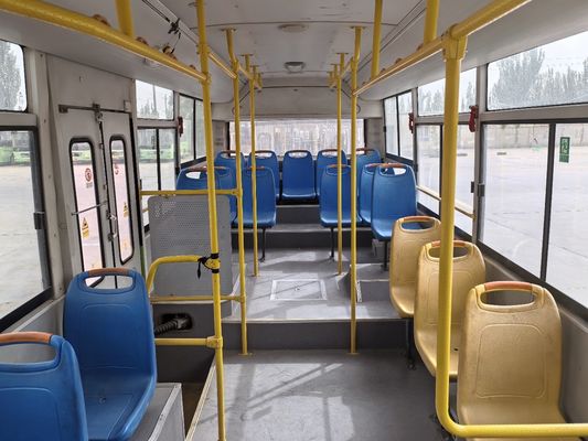 Autobus urbain diesel 2015 en seconde main, roulement à gauche Autobus vert de 8 mètres