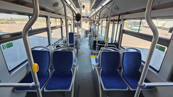 Autobus urbains électriques purs d'occasion, conduite à gauche, 20 places, plancher à 2 niveaux