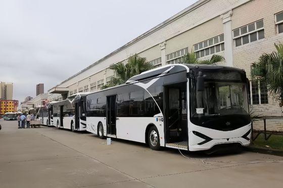 30 sièges EV City Bus Zonson 12m LHD Bus pour 2 passagers porte kilométrage