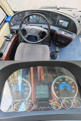Yutong 28 sièges bus d'occasion avec Yuchai 200HP moteur et vitesse maximale de 100 km / h