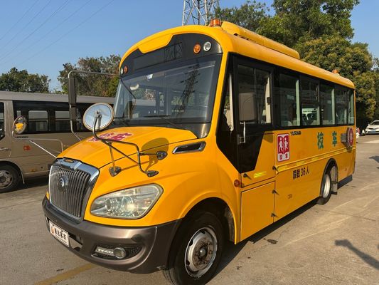36 sièges moteur diesel jaune LHD ZK6669DX7 Uesd bus scolaire fabriqué en Chine