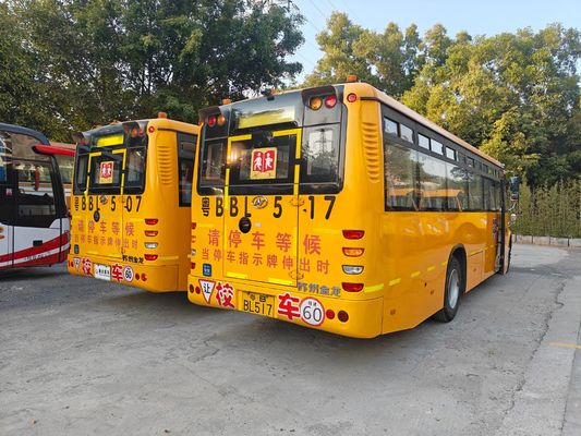 56 sièges moteur diesel LHD KLQ6106XQE4 Uesd bus scolaire fabriqué en Chine