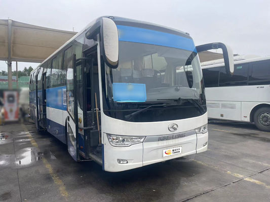 Autobus électrique pur KING LONG blanc de 11 mètres et 48 places équipé de batteries CATL