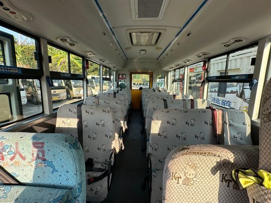 Autobus scolaire d'occasion pour enfants, 36 places, moteur diesel, fabriqué en Chine, robuste et durable