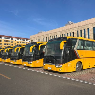 Offre de vente en gros de bus d'occasion avec vitrage double couche à absorption des chocs et air chaud, norme d'émission nationale IV