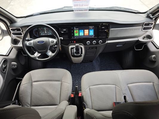 Minibus d'occasion 14 places Diesel Jiangling Transit CN-4 Van avec une vitesse maximale de 145 km/h