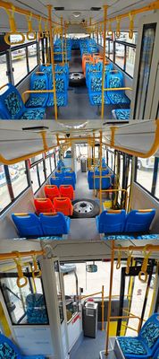 Autobus Shuchi Électrique Pur Nouvelle Énergie 62/31 Places Jaune Occasion LHD Bus Urbain