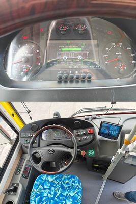 Autobus Shuchi Électrique Pur Nouvelle Énergie 62/31 Places Jaune Occasion LHD Bus Urbain