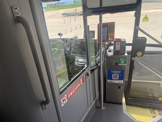 Autobus de transport public urbain d'occasion de 24/55 places avec extérieur jaune et roue 4200