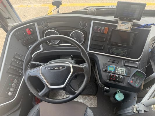 Autobus de transport public urbain d'occasion de 24/55 places avec extérieur jaune et roue 4200