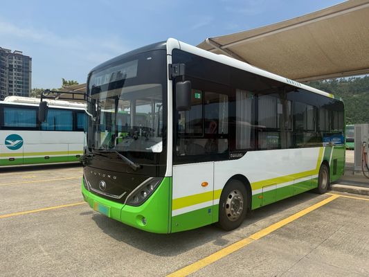 Autobus de transport public urbain d'occasion de 24/55 places avec extérieur jaune et roue 4200