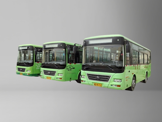 Autobus urbain diesel 2015 en seconde main, roulement à gauche Autobus vert de 8 mètres