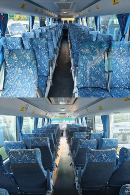Autobus électrique de type 48 places d'occasion, entièrement électrique, de Golden Dragon en 2018, avec voie arrière de 1860