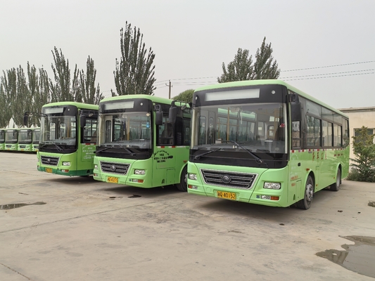 Bus d'occasion Yuchai à moteur avant 19/60 places 3767 ml Déplacement pour un transport en douceur