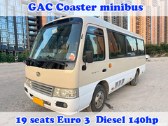 Autobus minibus GAC 19 sièges 6m LHD Euro 3 moteur diesel 127 ch
