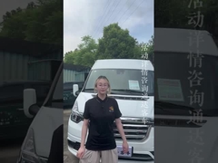 Fourgonnette Jiangling Transit CN-4 diesel d'occasion à 14 places, avec une vitesse de 145 kilomètres par heure
